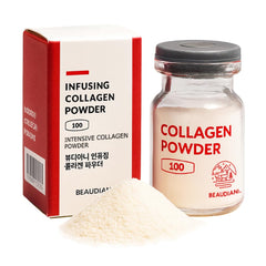 Beaudiani Infusing Collagen Powder pack showcases premium marine collagen benefits