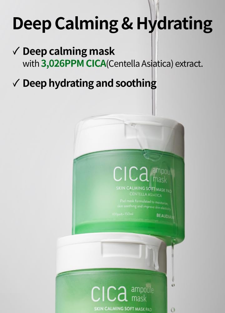 BEAUDIANI round spot mask pads in use for quick spot care before makeup