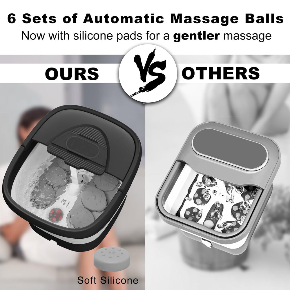 Beaumoi foot bath massager with heat and precise temperature control.
