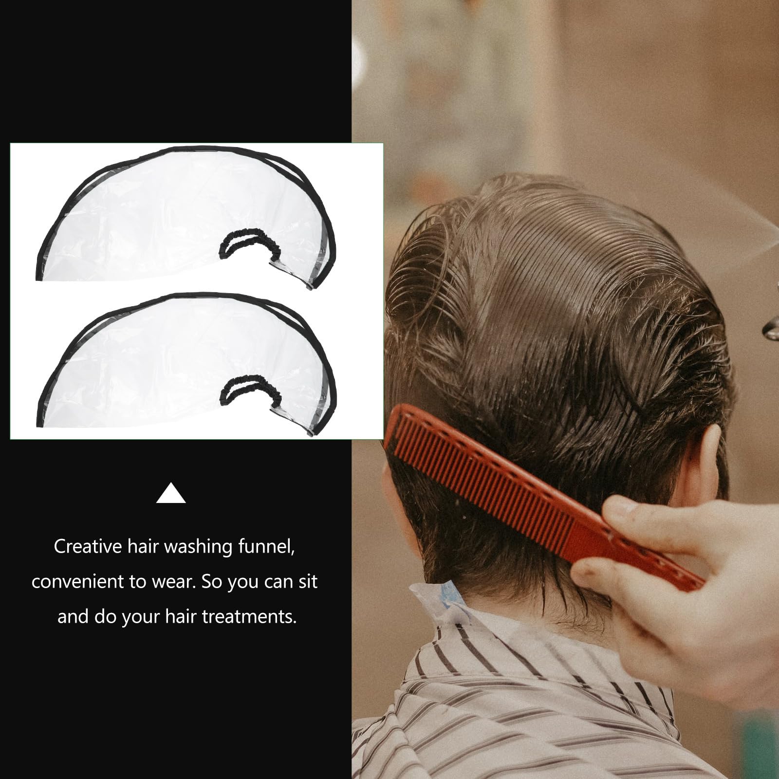 Beaupretty 19.7 inch funnel shown for secure, salon-style home care.