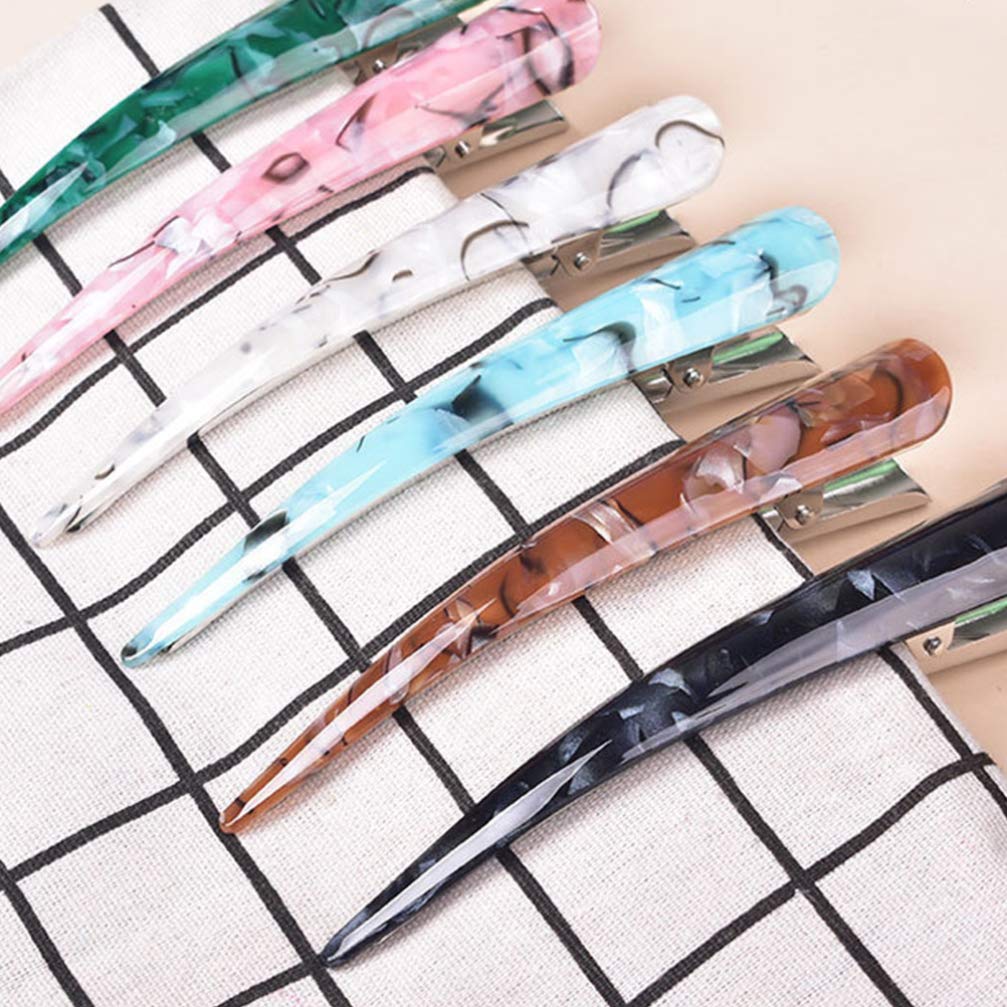 Beaupretty hair clip worn to keep hair away during skincare.