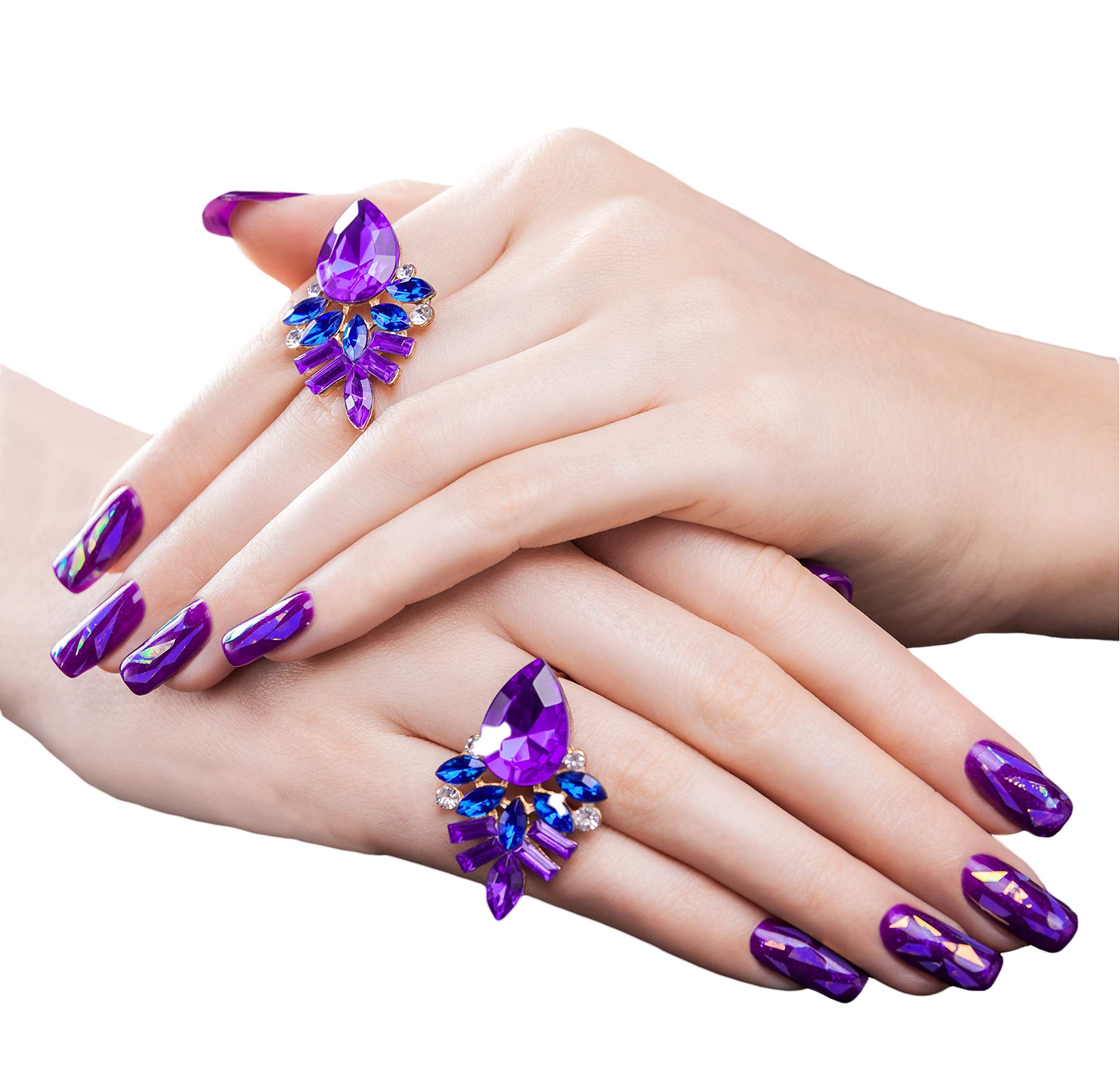 BEAUTÉ GALLERIA 24 sheet nail foil set for creative nail art options.
