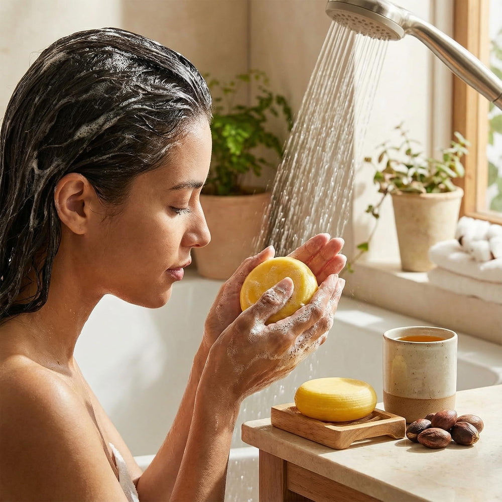 Beauté Seoul Batana Oil Shampoo Bar eco-packaging for sustainable beauty.