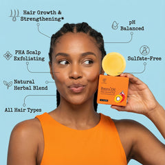 Beauté Seoul Batana Oil Shampoo Bar packaging highlighting eco-friendly design.