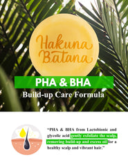 Beauté Seoul Batana Oil Shampoo Bar with PHA exfoliating action on the scalp.