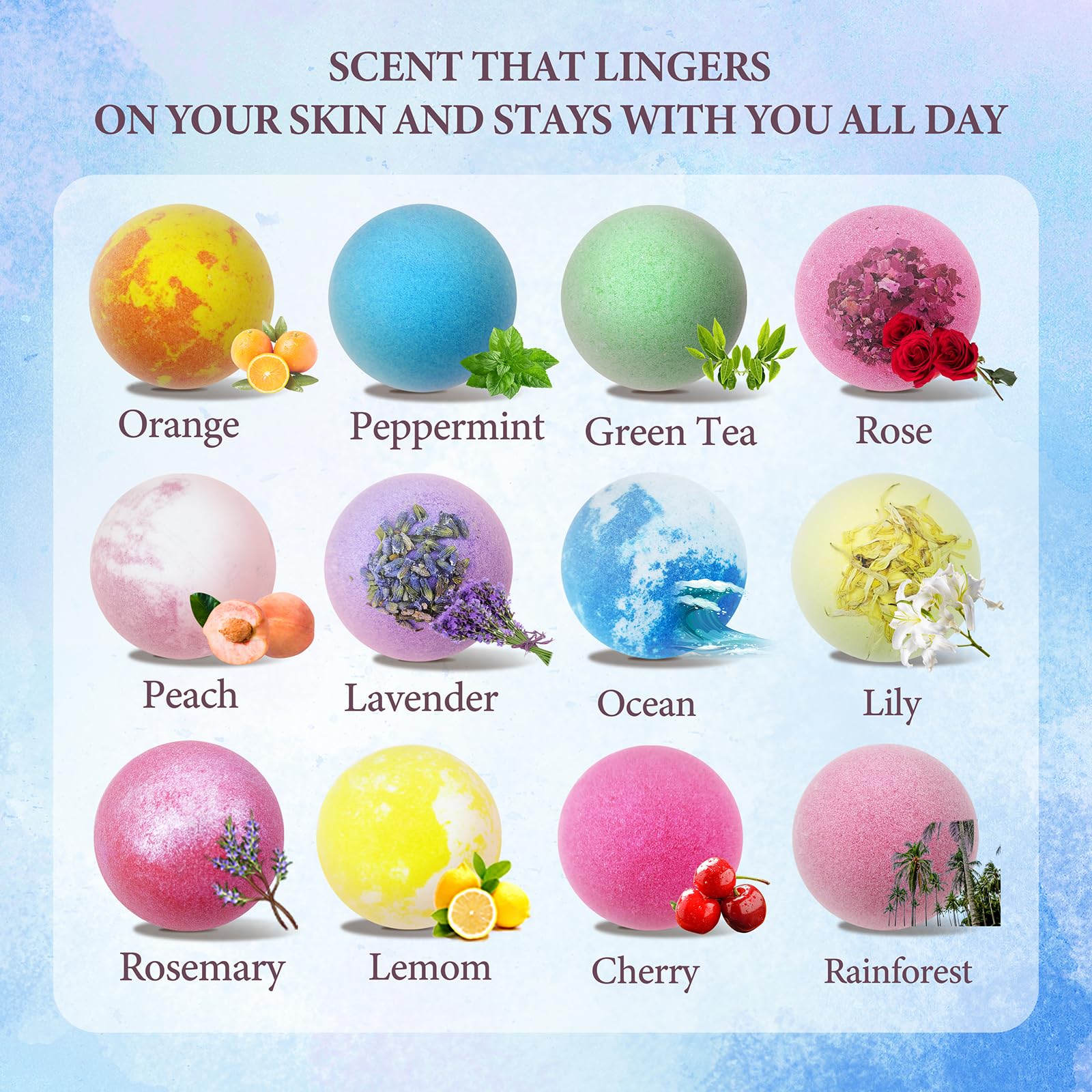 Beautifier Life bath bombs with pearl flakes for a luxe bath ambiance