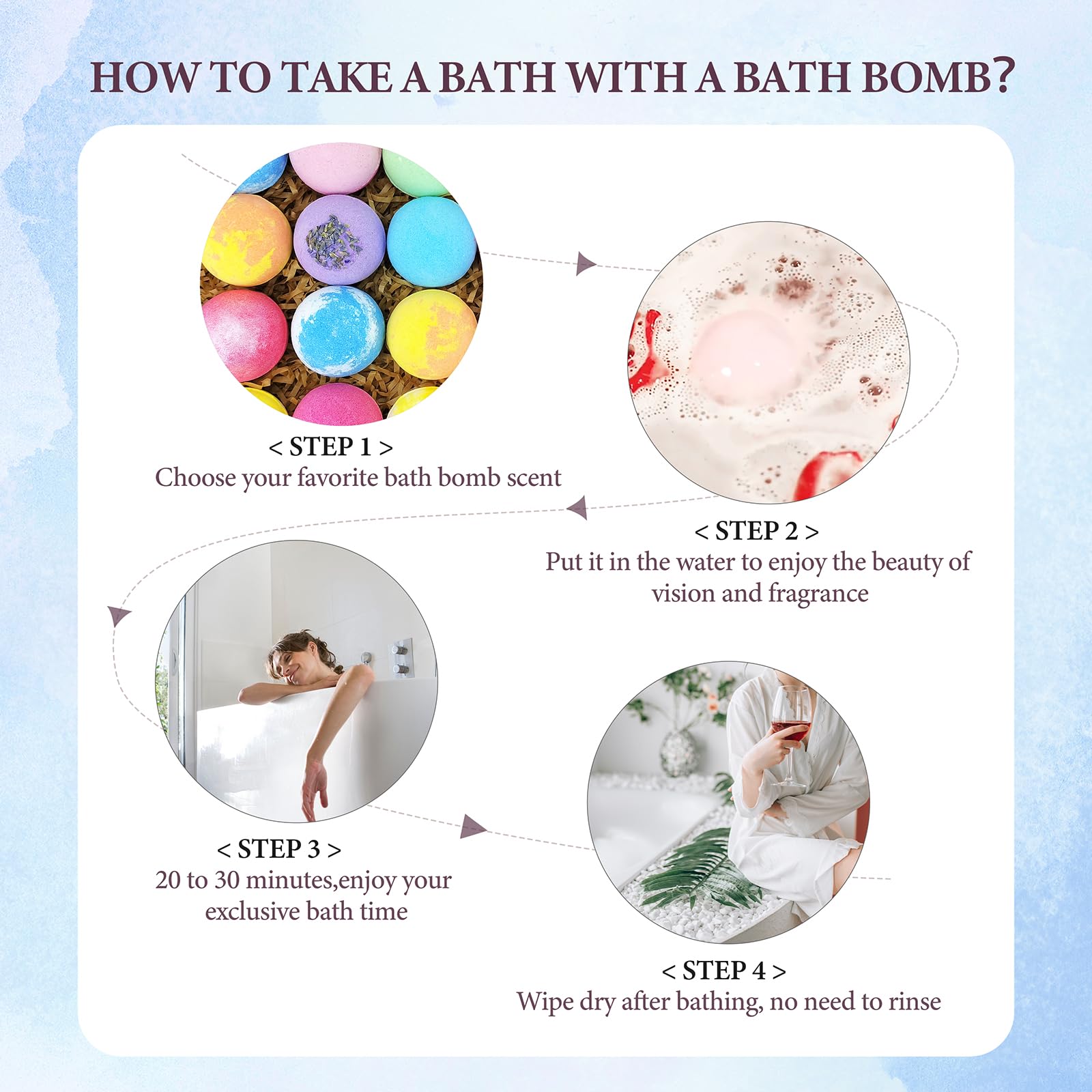 Beautifier Life hemp bath bomb for a relaxing soak