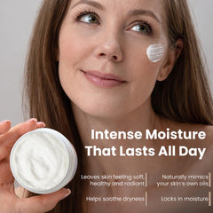 Beautiful Being Skin Glow applied on the body suitable for neck, chest, and elbows.