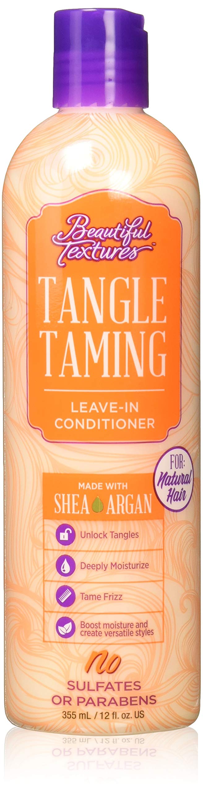 Beautiful Textures Tangle Taming leave-in bottle close-up for detangling and moisture