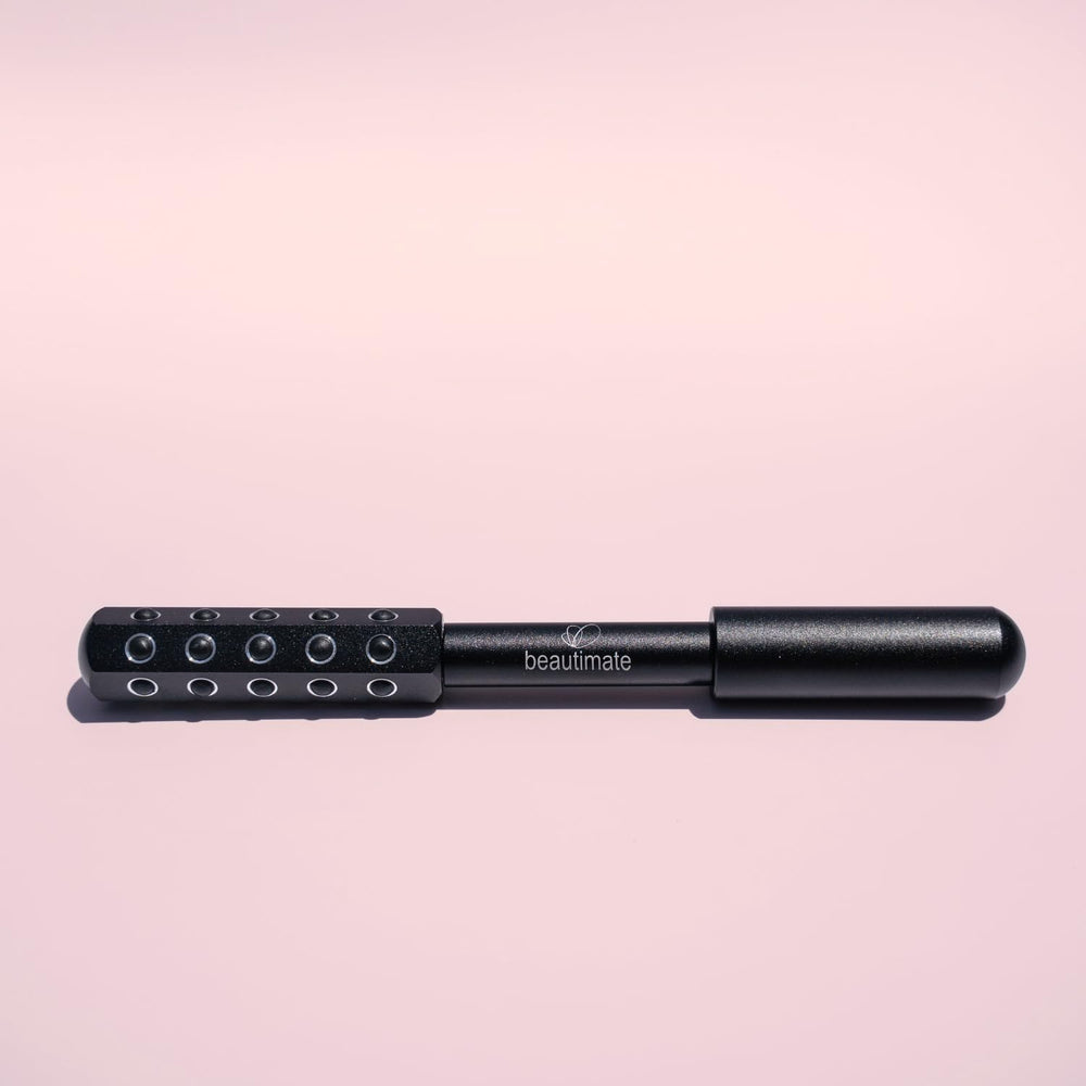 Beautimate Germanium Roller on neck to help tightening and relaxation.
