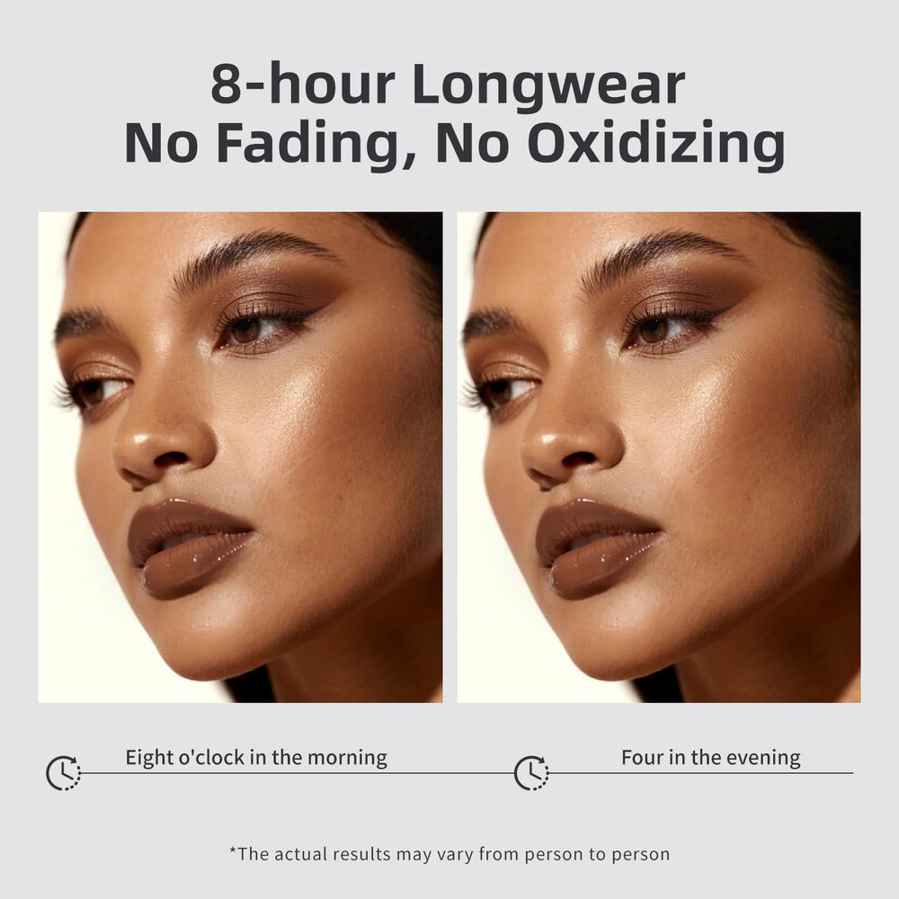 BEAUTNICE adaptive skin technology close up shows pores blurred and medium to high concealment.