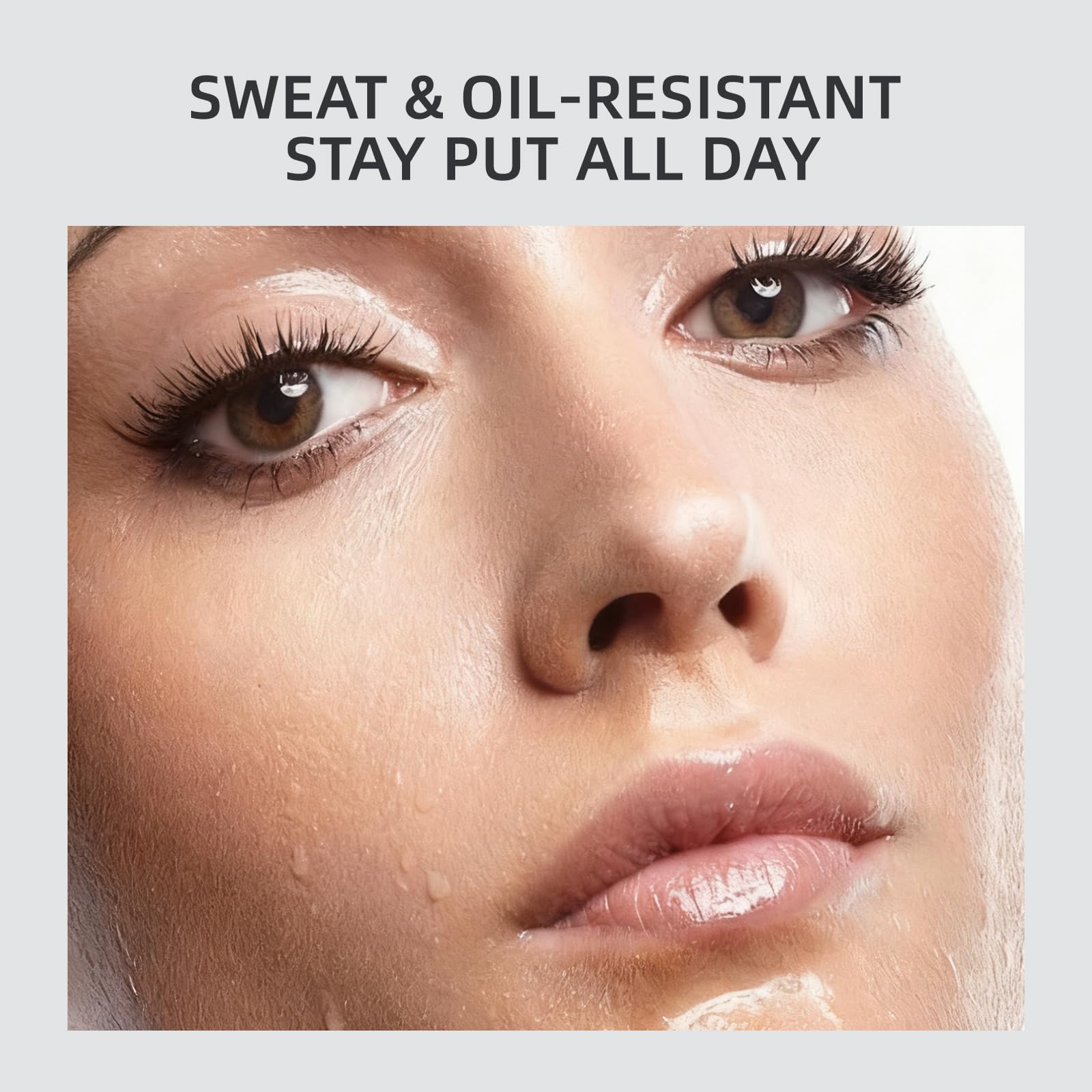BEAUTNICE full coverage application image shows smooth film that adheres without heaviness.