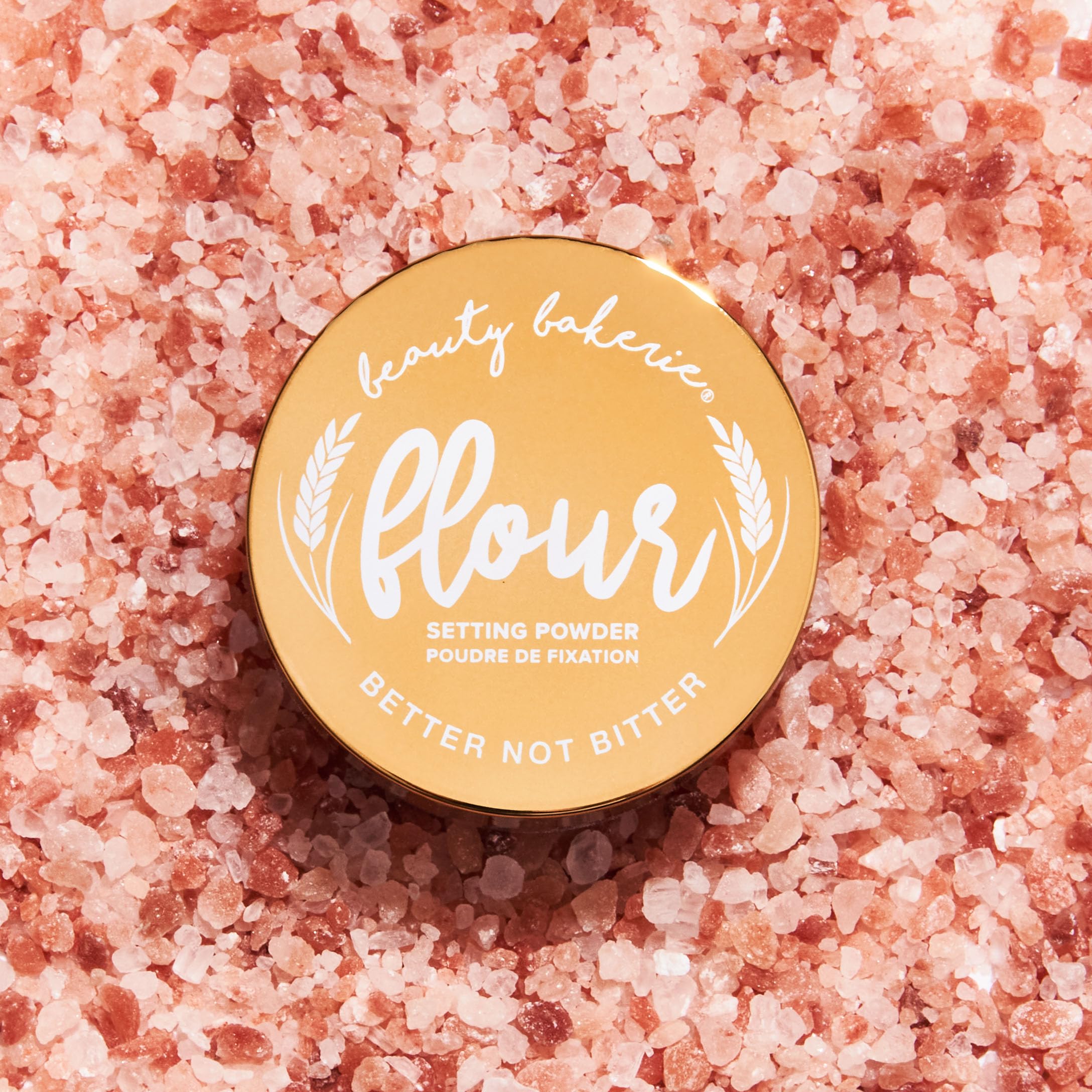 Beauty Bakerie Flour Setting Powder brush-on shot emphasizes seamless blending and control