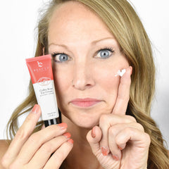 Beauty by Earth bottle with pump demonstrates easy dispensing