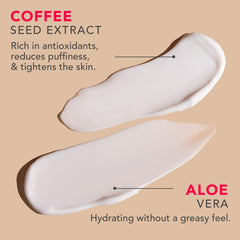 Beauty by Earth closeup texture reveals smooth, hydrated finish