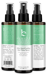 Beauty by Earth fast-absorbing after-sun spray ready to refresh skin