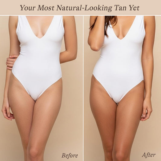 Beauty by Earth self-tanner mousse foam texture ensures even color development.