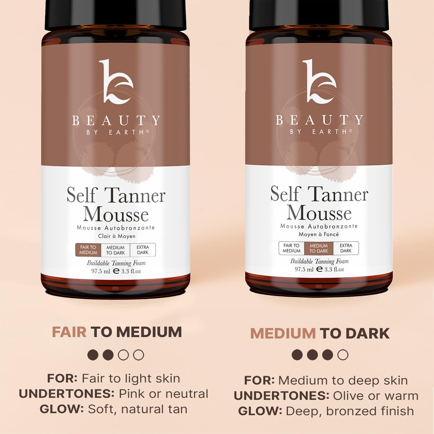 Beauty by Earth USA-made mousse supports fast results without heavy scent