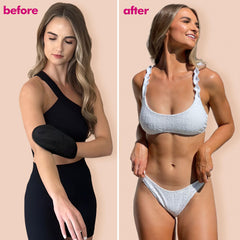Beauty by Earth self tanner natural glow with no orange hues.