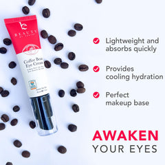Beauty by Earth under-eye application demonstrated for depuffing potential