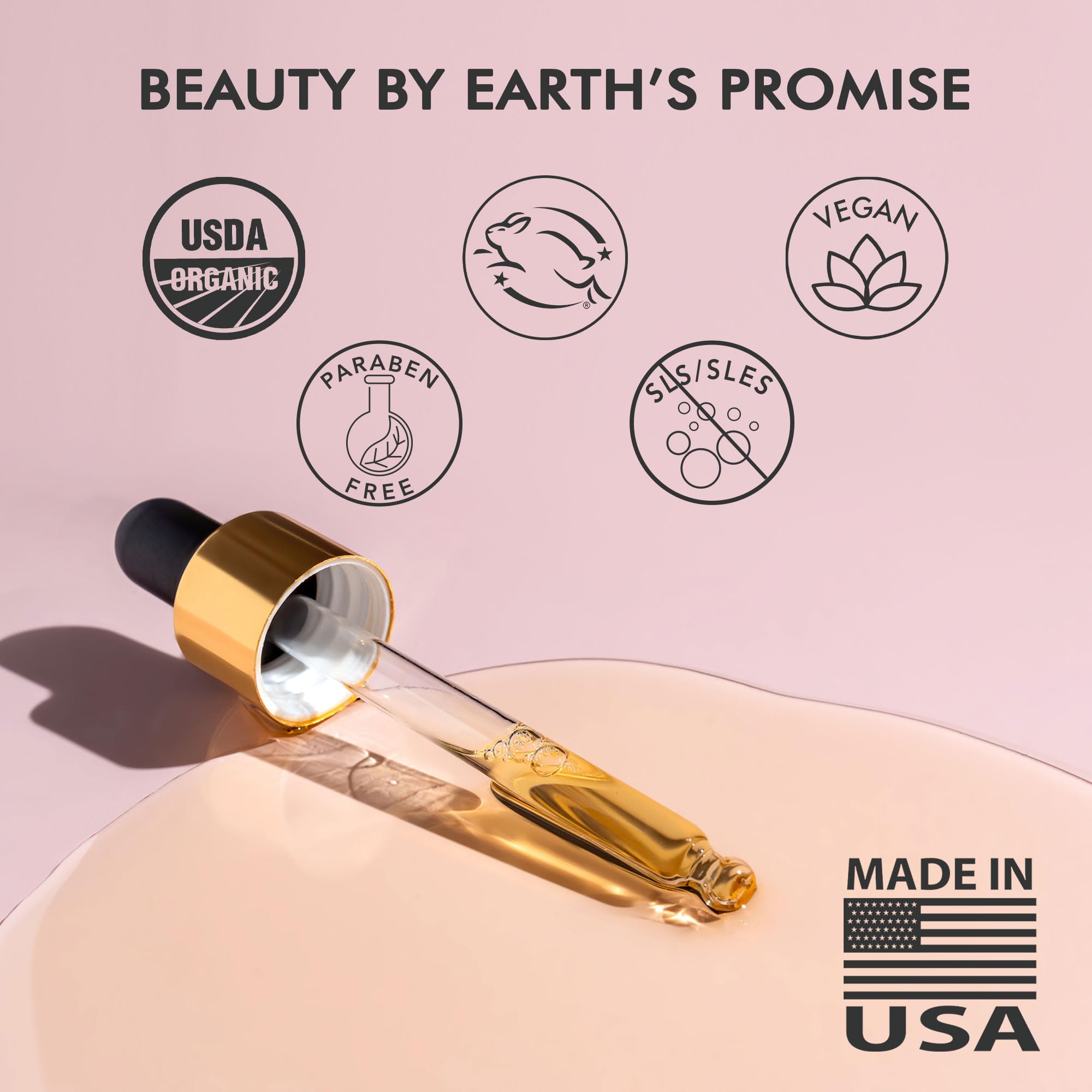 Beauty by Earth Vitamin E component in formula for soothing support.