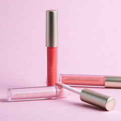 Beauty Concepts Lip Gloss Pink Shades for a radiant daytime look.