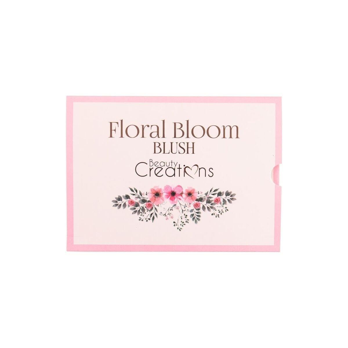 Beauty Creations Floral Bloom with built-in mirror for on-the-go touch-ups.