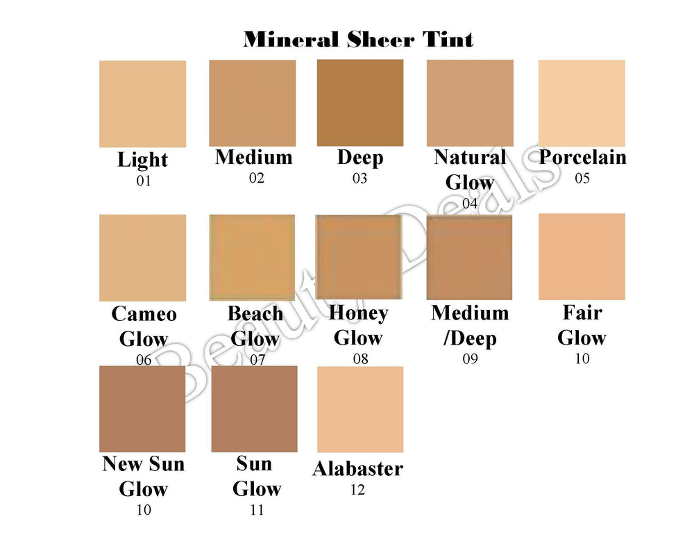 Beauty Deals Mineral Sheer Tint SPF 20 application for a natural glow
