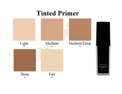 Beauty Deals tinted primer swatch on skin showing even tone and glow