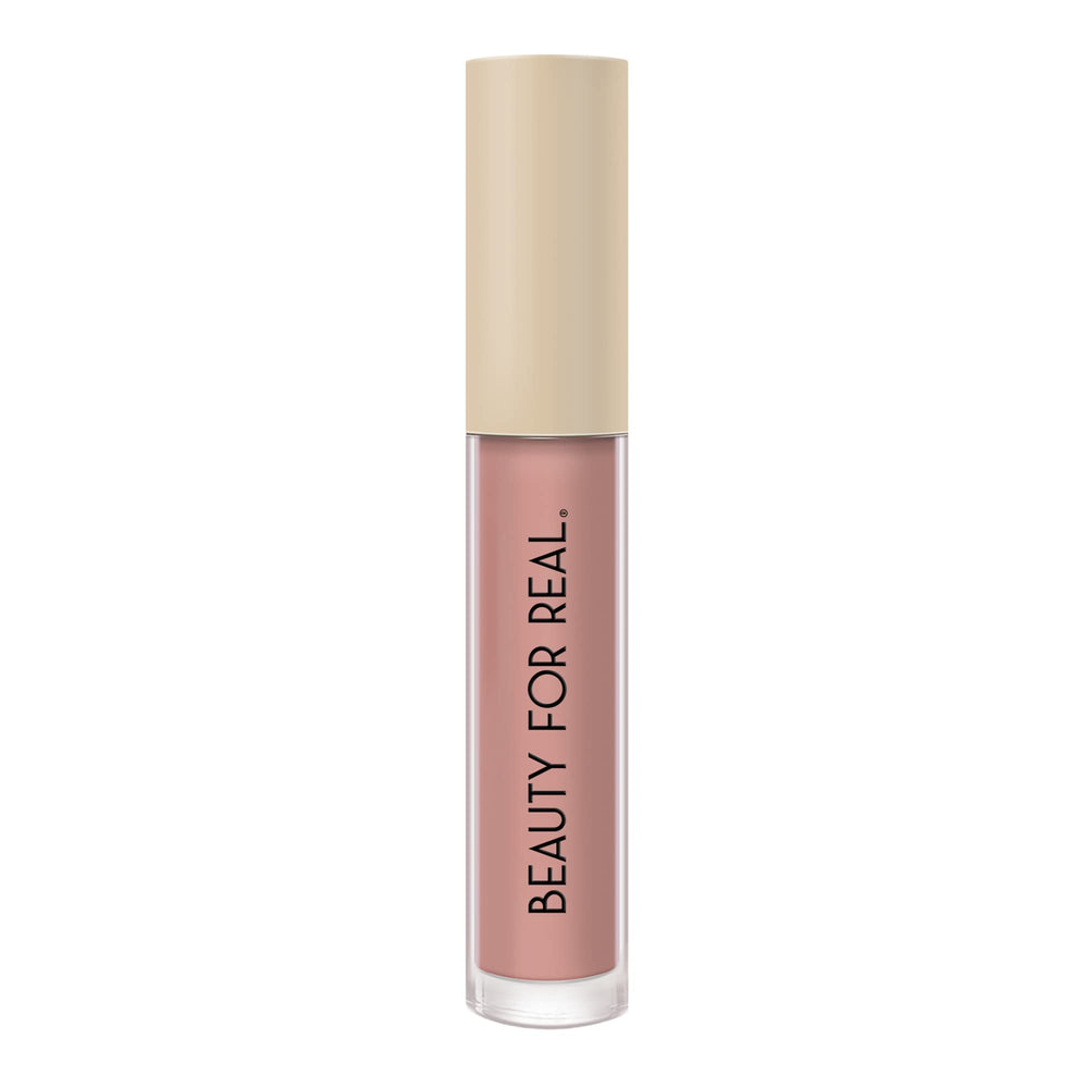 Beauty For Real Be Seen Exposure swatches show a neutral beige nude matte finish