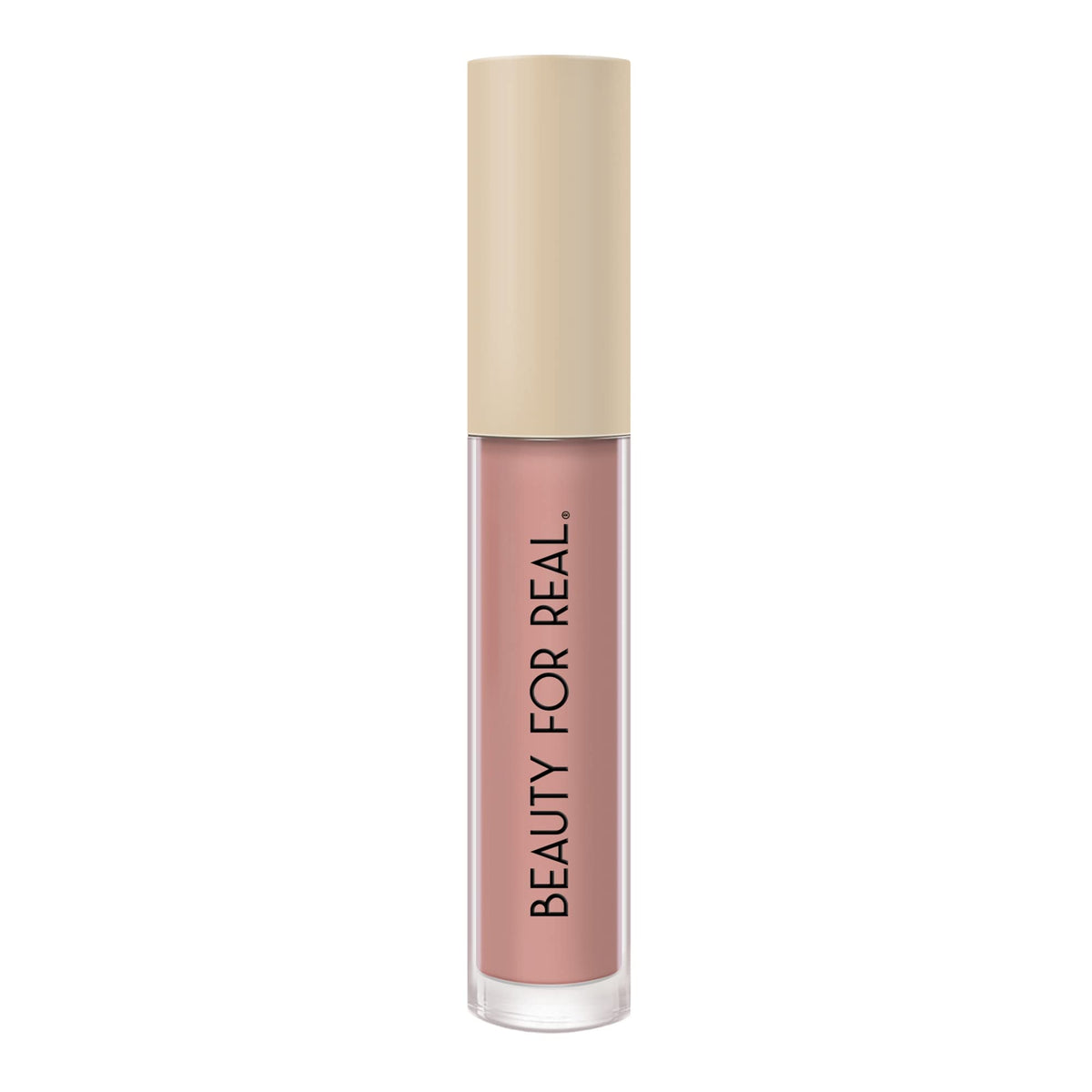 Beauty For Real Be Seen Exposure swatches show a neutral beige nude matte finish