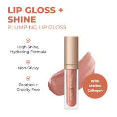 beauty for real gloss mirror-on-tube enables precise reapplication day or night