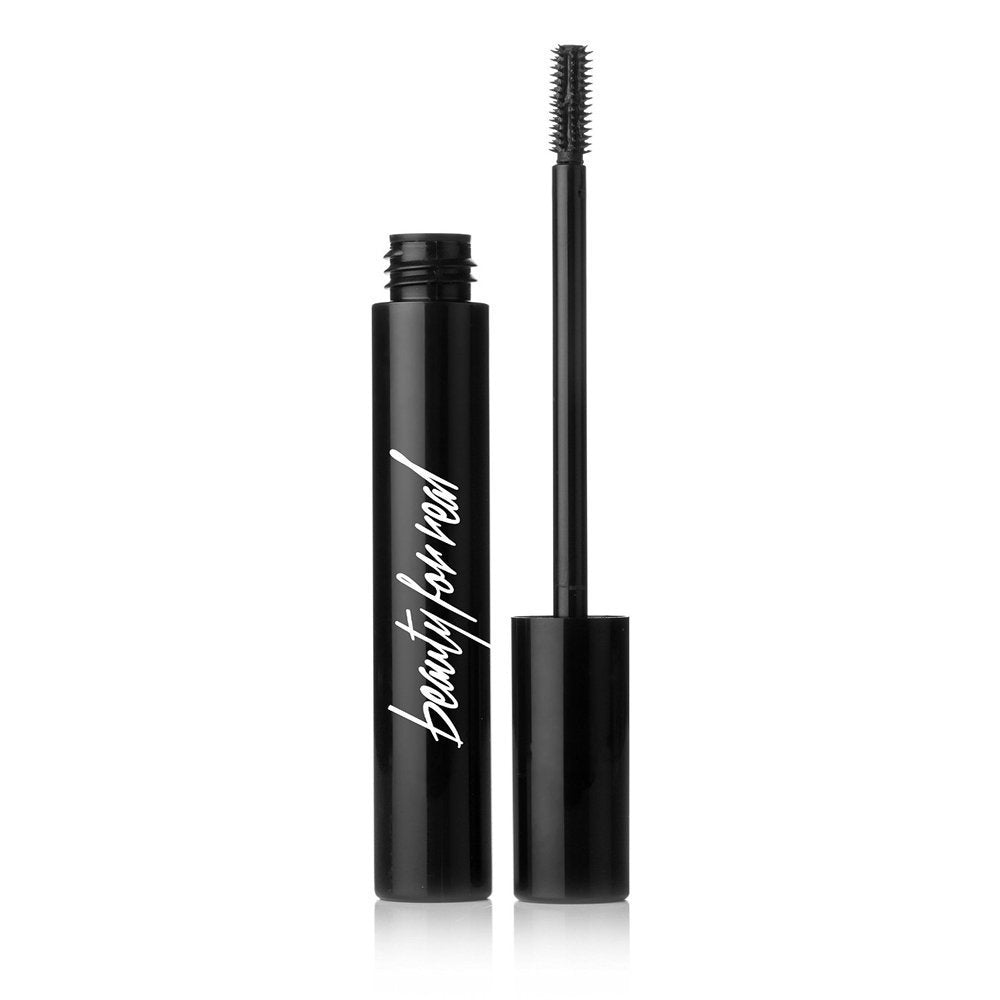Beauty For Real Hi-Def Mascara Just Black brush close-up for precise lash coating