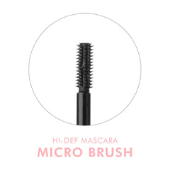 Beauty For Real Hi-Def Mascara Just Black micro brush detail for precise lash separation