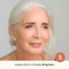 Cooling, talc-free Hydra-Set formula provides refreshing hydration during use