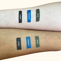 Beauty For Real I-Line 24-7 Eyeliner Peacock no sharpener feature for quick use.