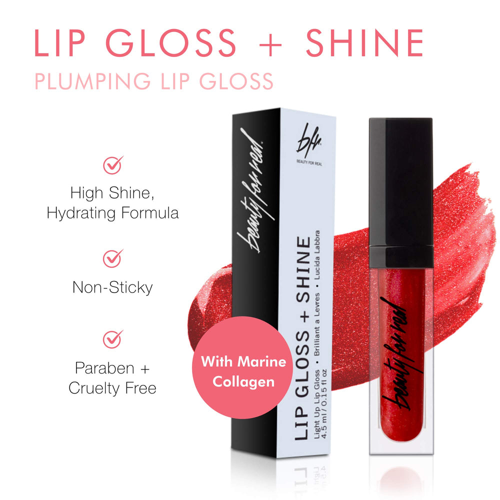 Beauty For Real Light My Fire gloss with LED wand for precise reapplication