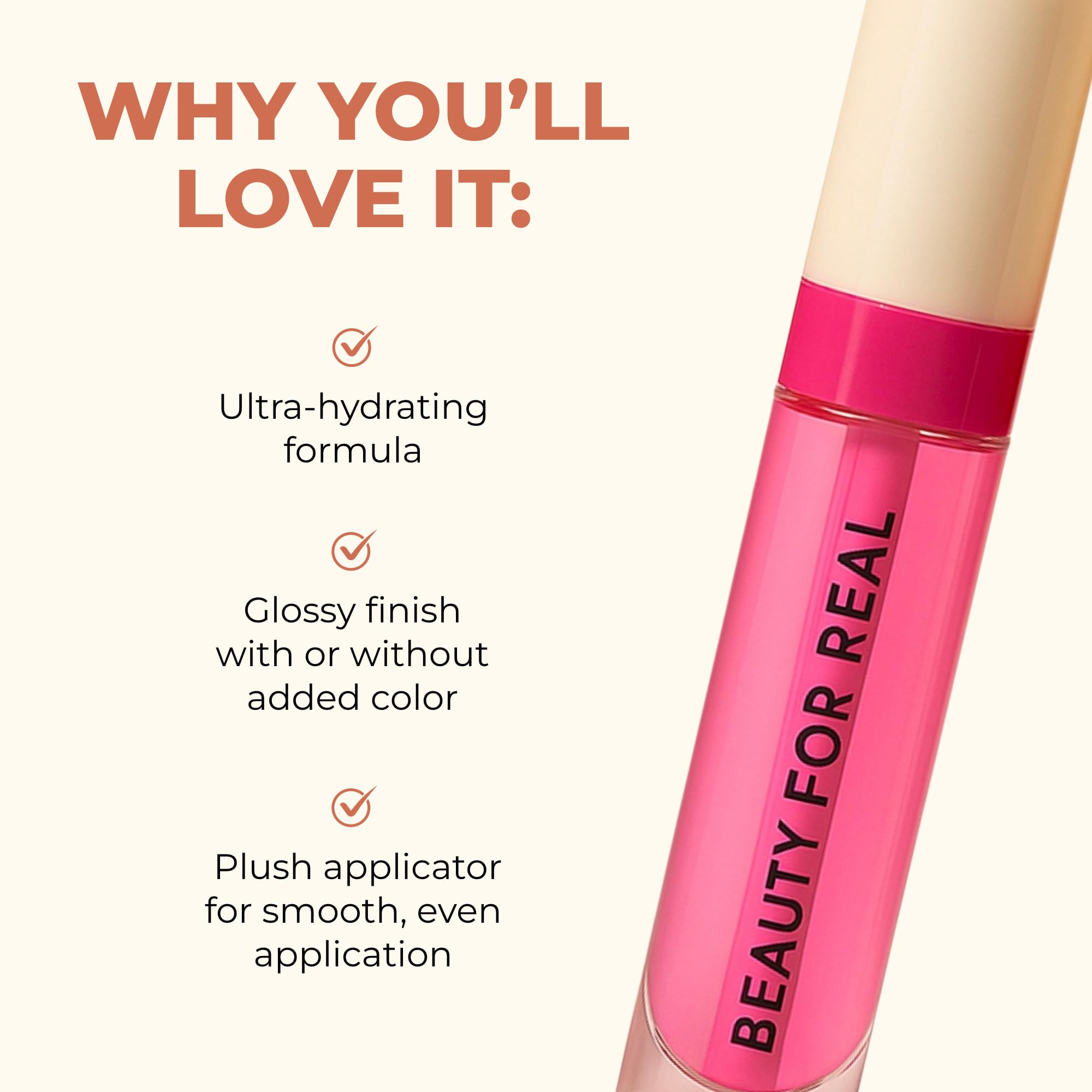 Beauty For Real Lip Revival mango seed oil illustration highlighting conditioning benefits.