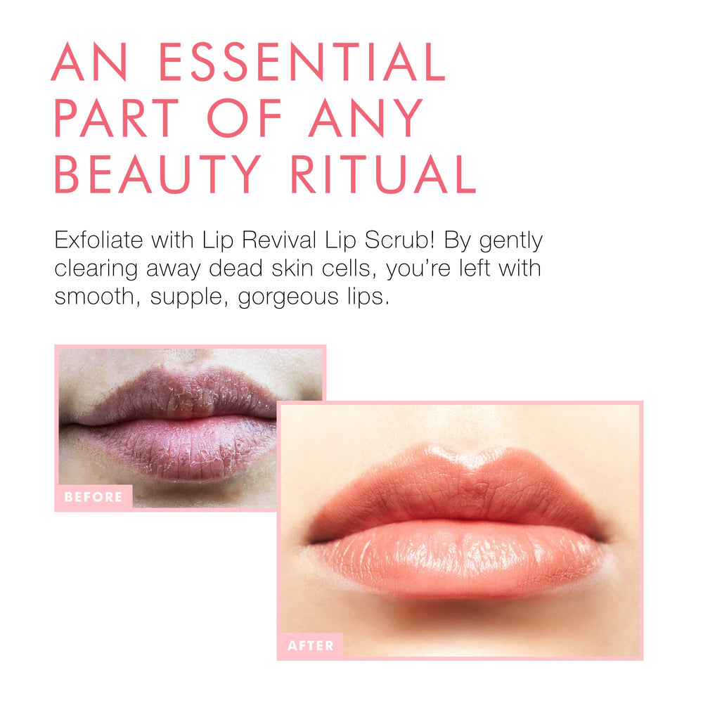 Beauty For Real Lip Revival Orange Spice after-use lips look smooth and hydrated.
