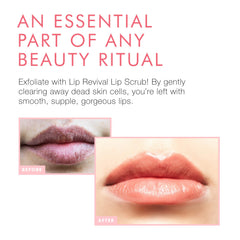 Beauty For Real Lip Revival spearmint leaf essentials for cooling lip care.