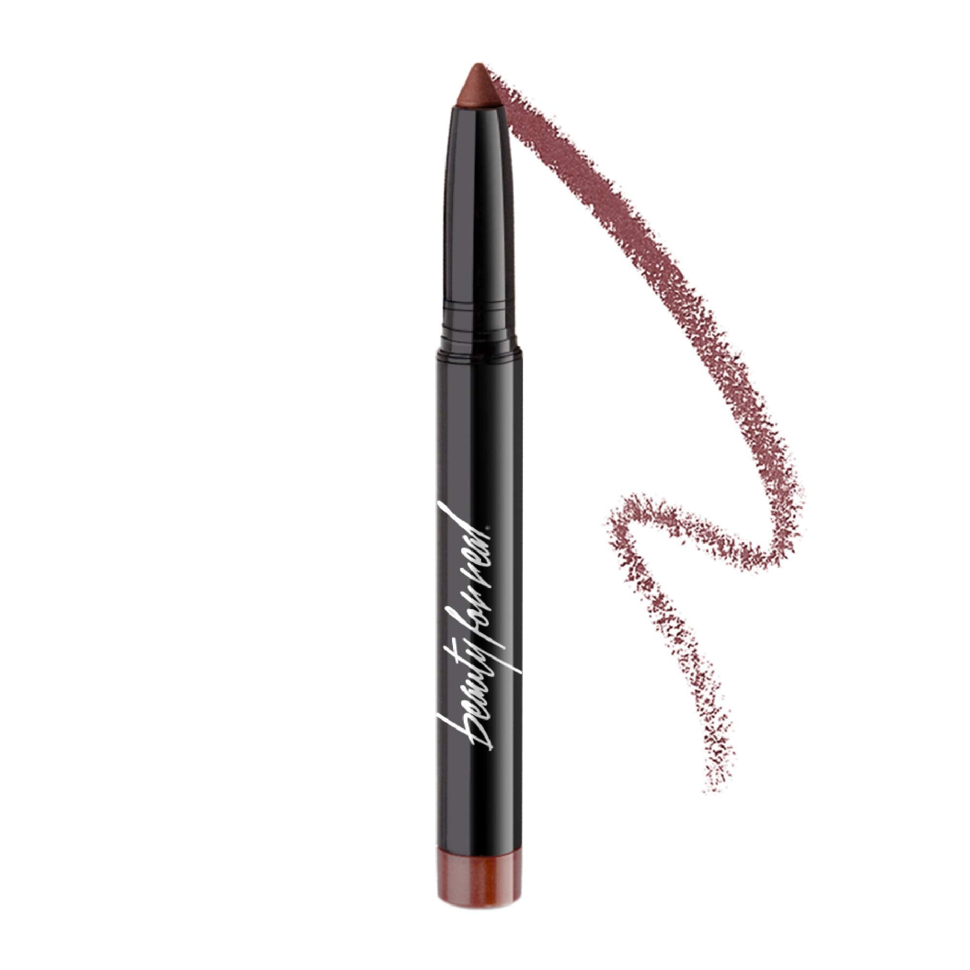Beauty For Real Shadow Stx All Day Latte cap image showing built-in sharpener for easy touch-ups