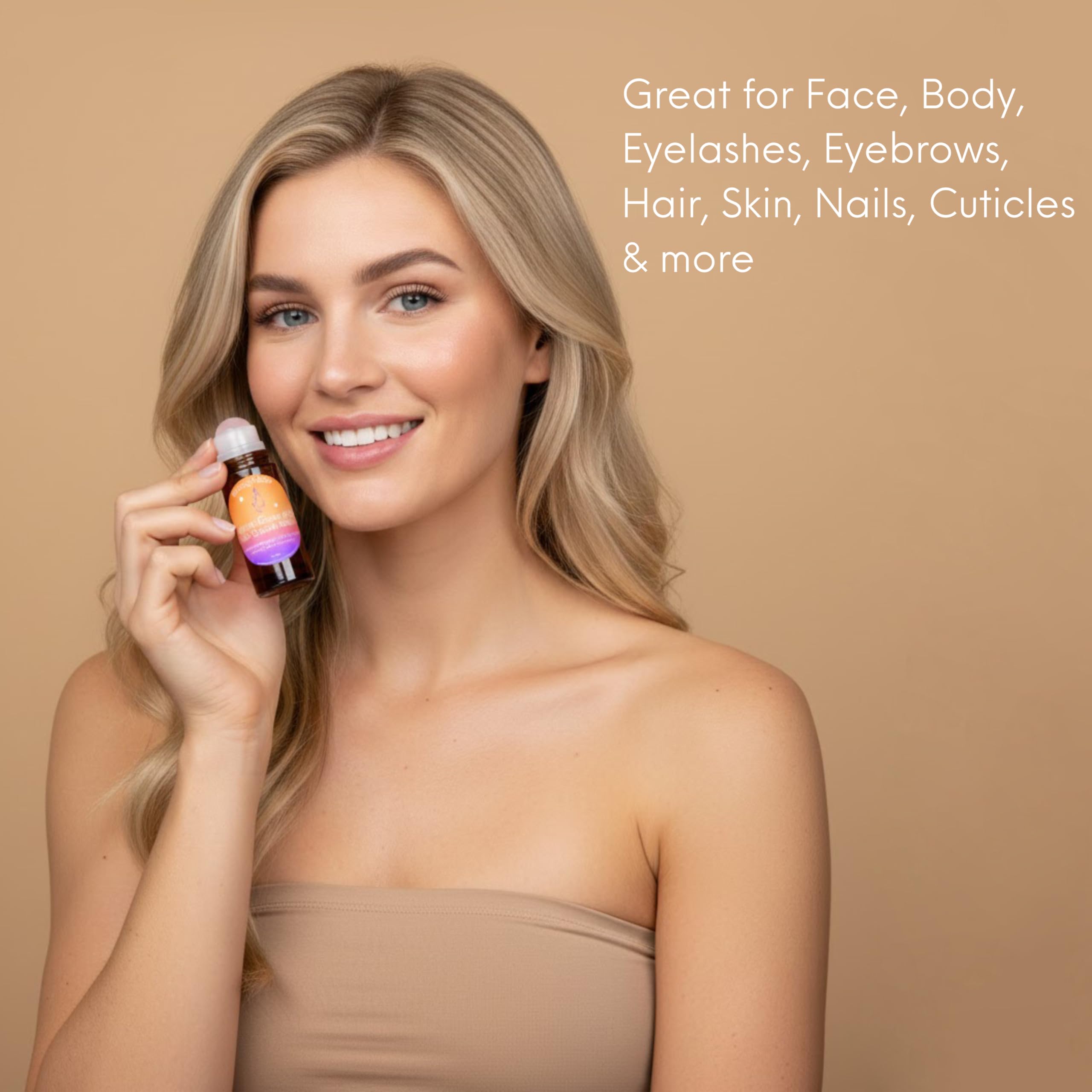 Beauty Glow USA-made packaging highlighting clean purity.