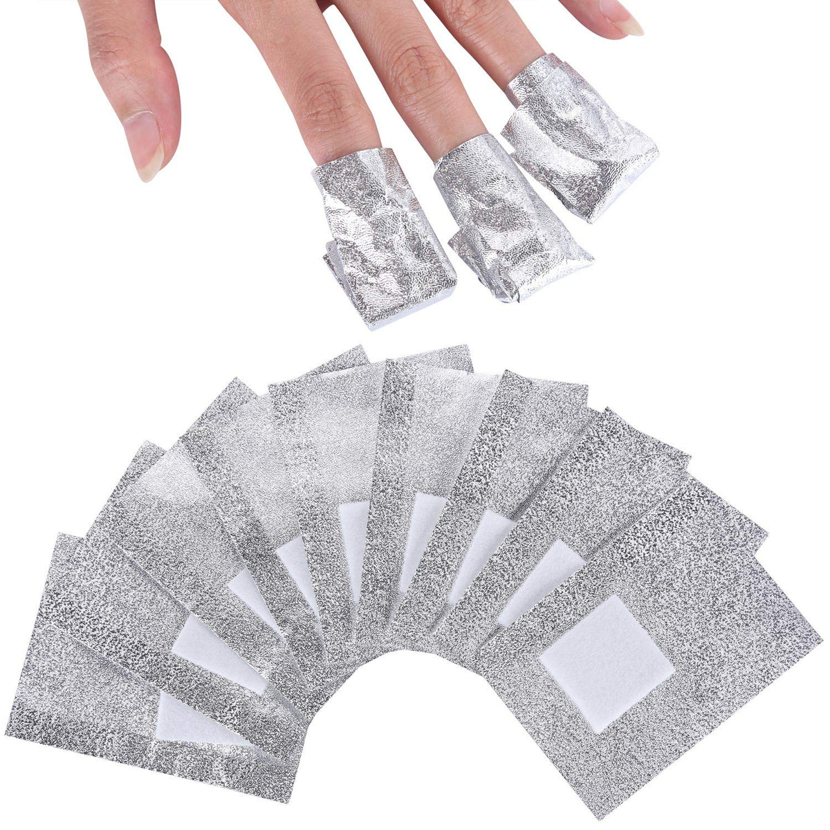 Beauty Max Nail Foil Wraps with foil wrap for efficient gel polish removal.