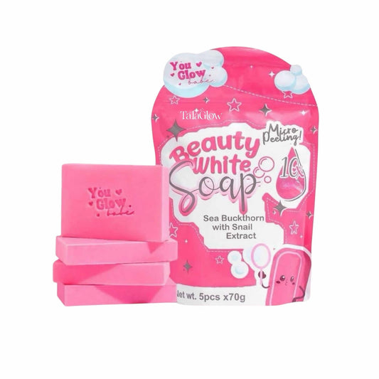 Beauty Milk You Glow Babe White Soap with sea buckthorn and snail extract for radiant skin.