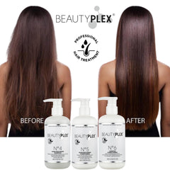 Beauty Plex No. 4 close-up on shiny, smooth hair after use