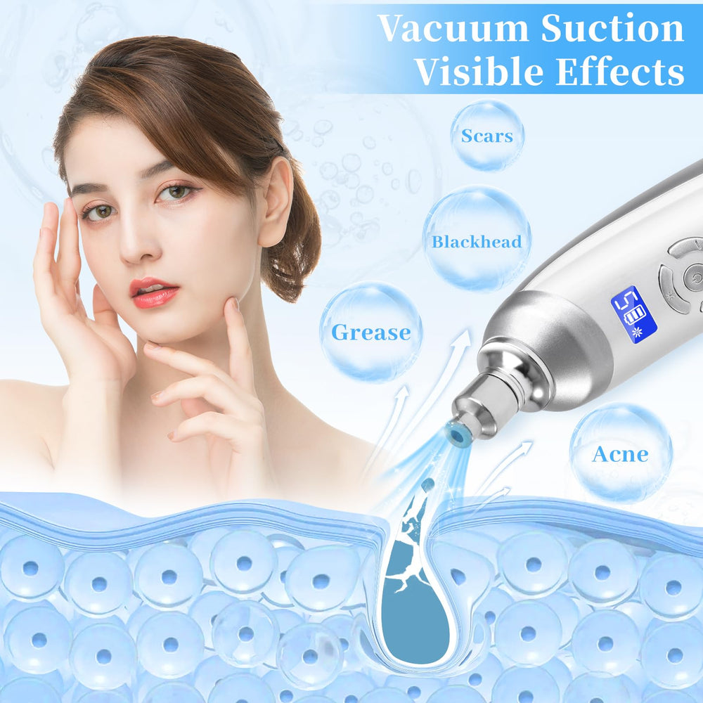 Beauty Star facial care tool targets face, nose, chest, and neck for comprehensive care.