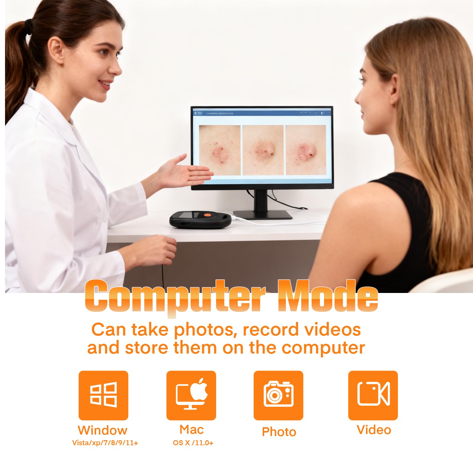 Beauty Star portable handheld design fits easily in your palm or bag