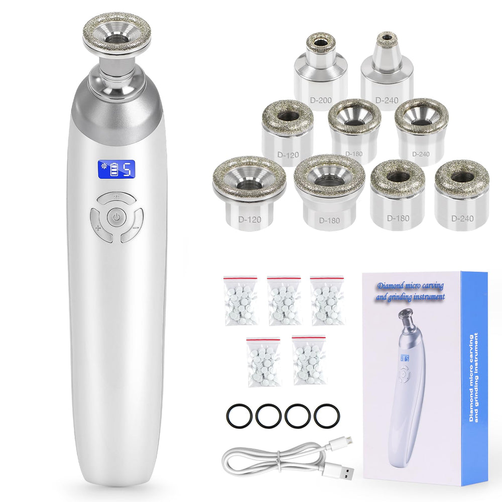 Beauty Star cordless diamond micro-dermabrasion machine handheld for at-home professional skincare.