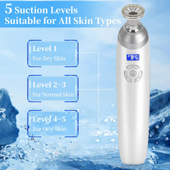Beauty Star vacuum with five levels offers customizable suction depth.