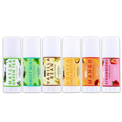 Beauty Treats Lip Balm Model 610, smooth swatch for hydrated lips.